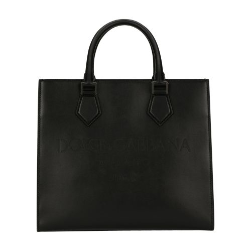 Dolce & Gabbana Calfskin Edge shopper with logo