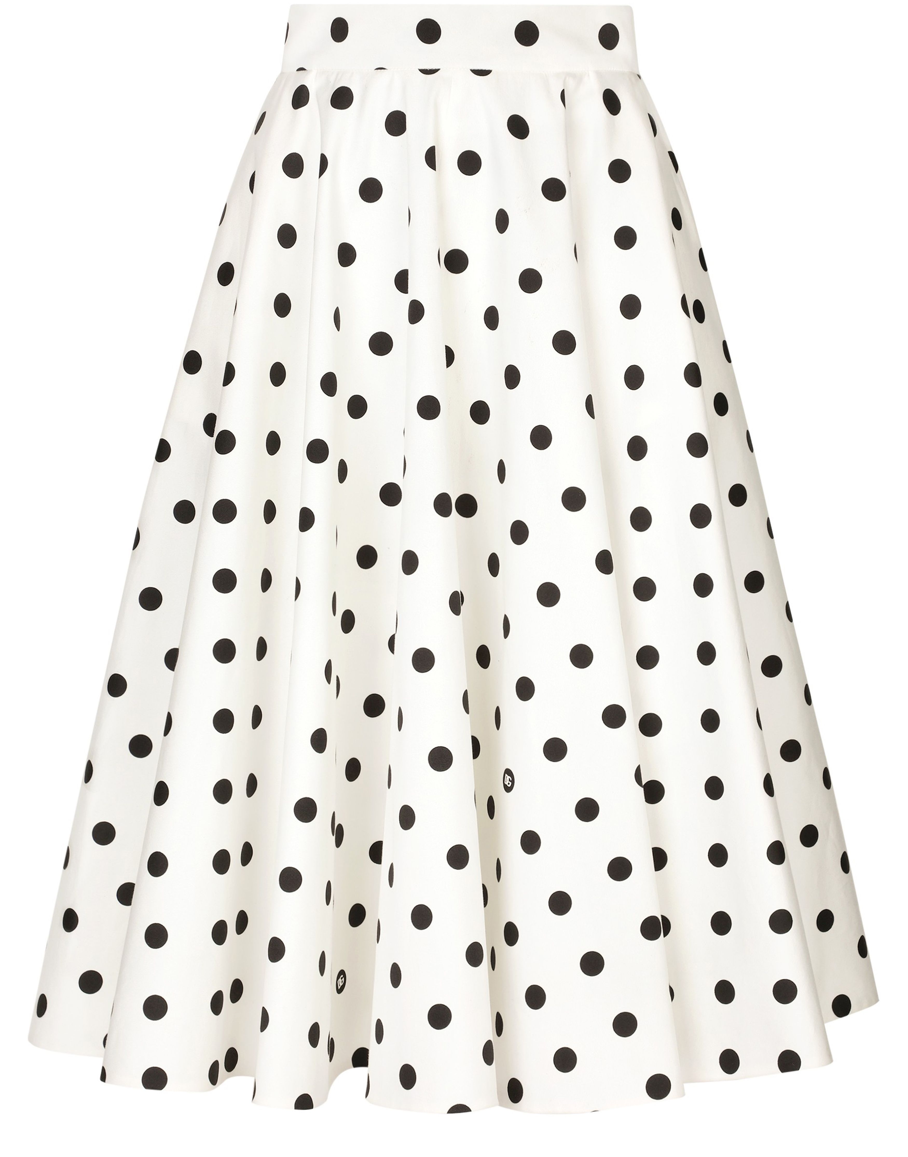 Dolce & Gabbana Polka-dot calf-length circle skirt