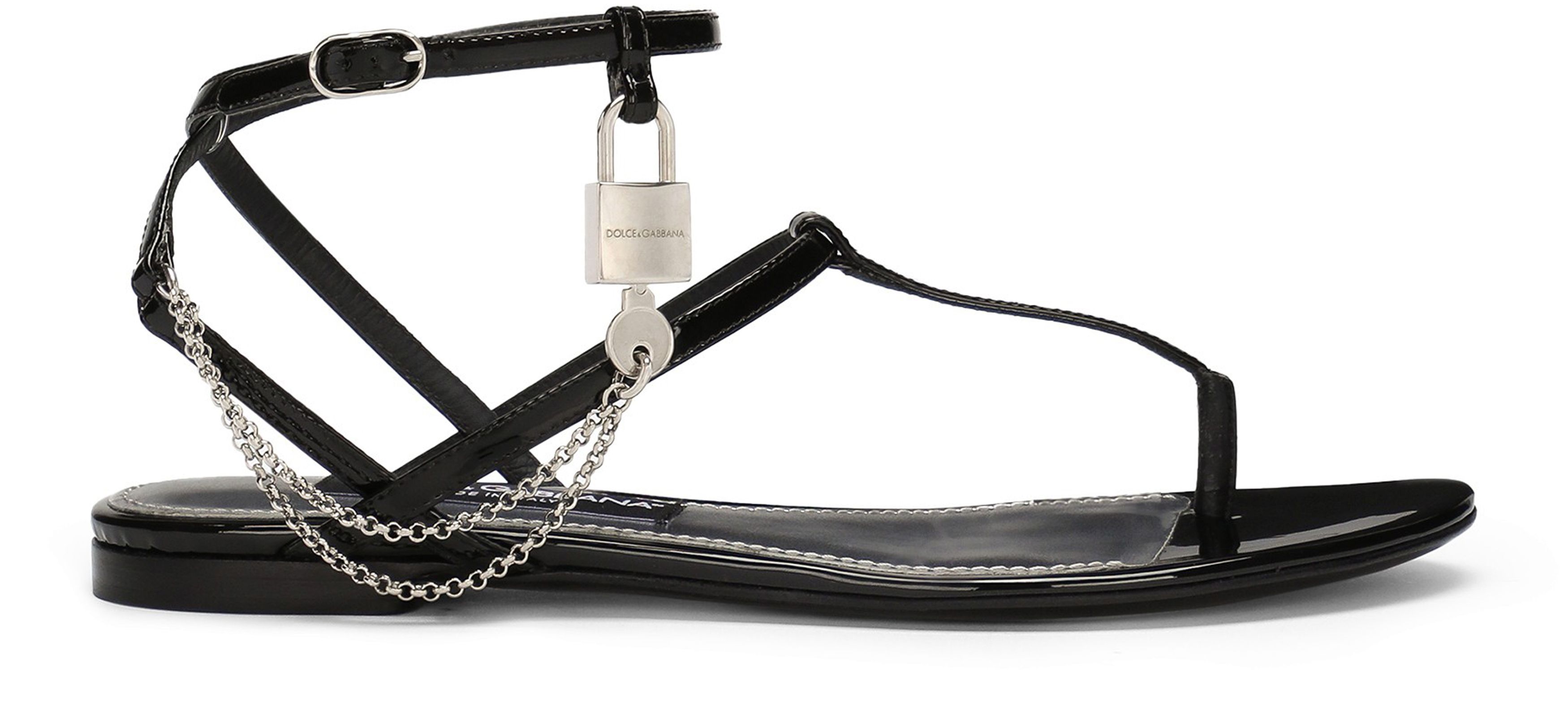 Dolce & Gabbana Patent leather sandals