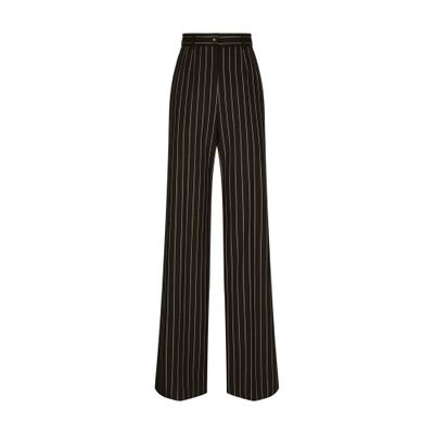 Dolce & Gabbana Pinstripe wool palazzo pants