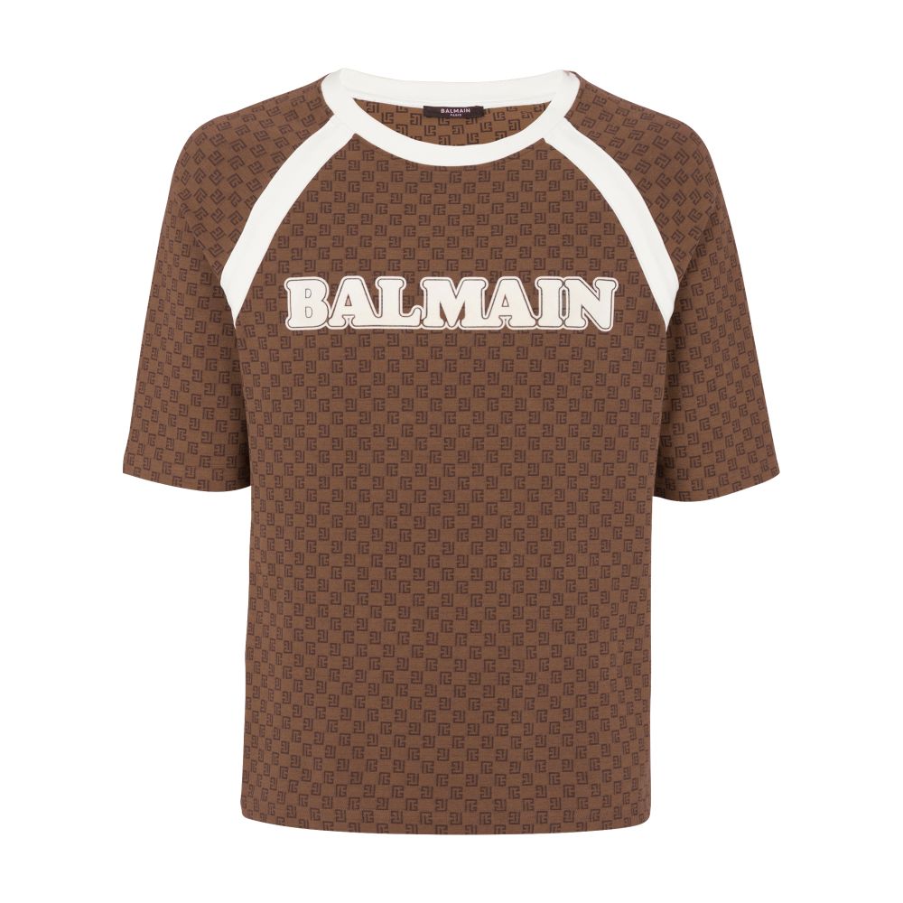 Balmain Retro Mini Monogram T-Shirt