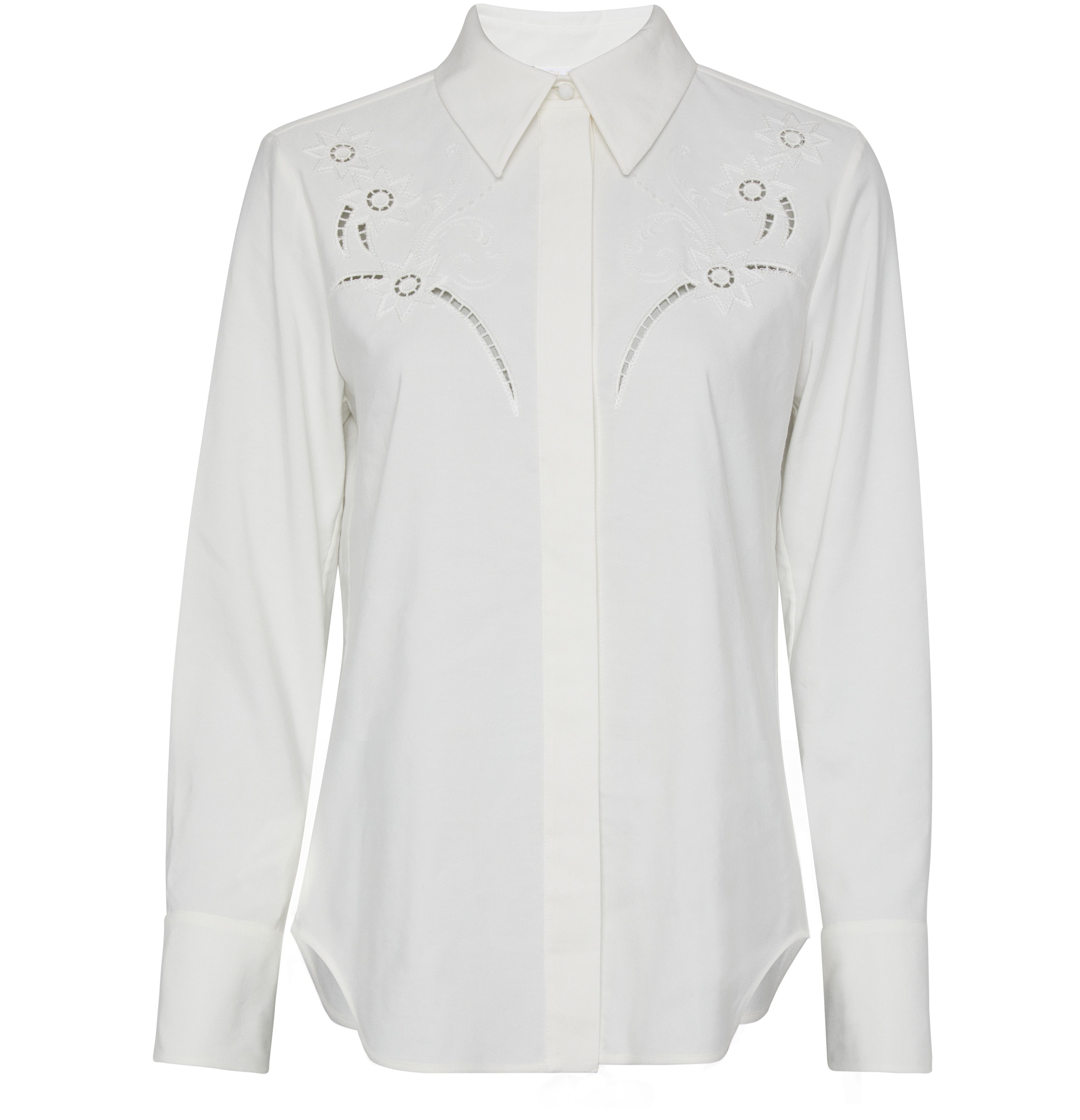 Chloé Classic shirt with English embroidery