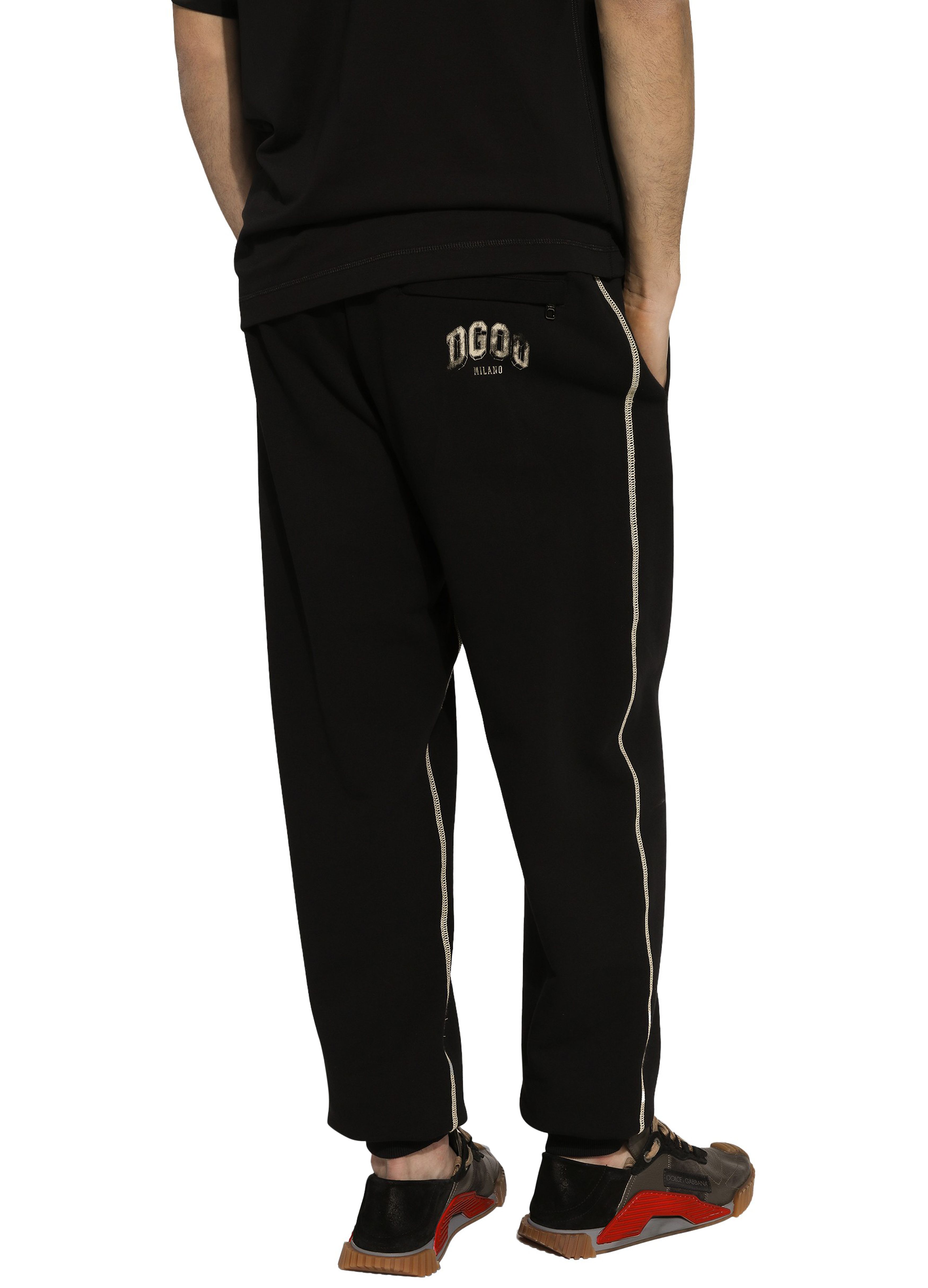 Dolce & Gabbana Jogging pants with heraldic DG logo