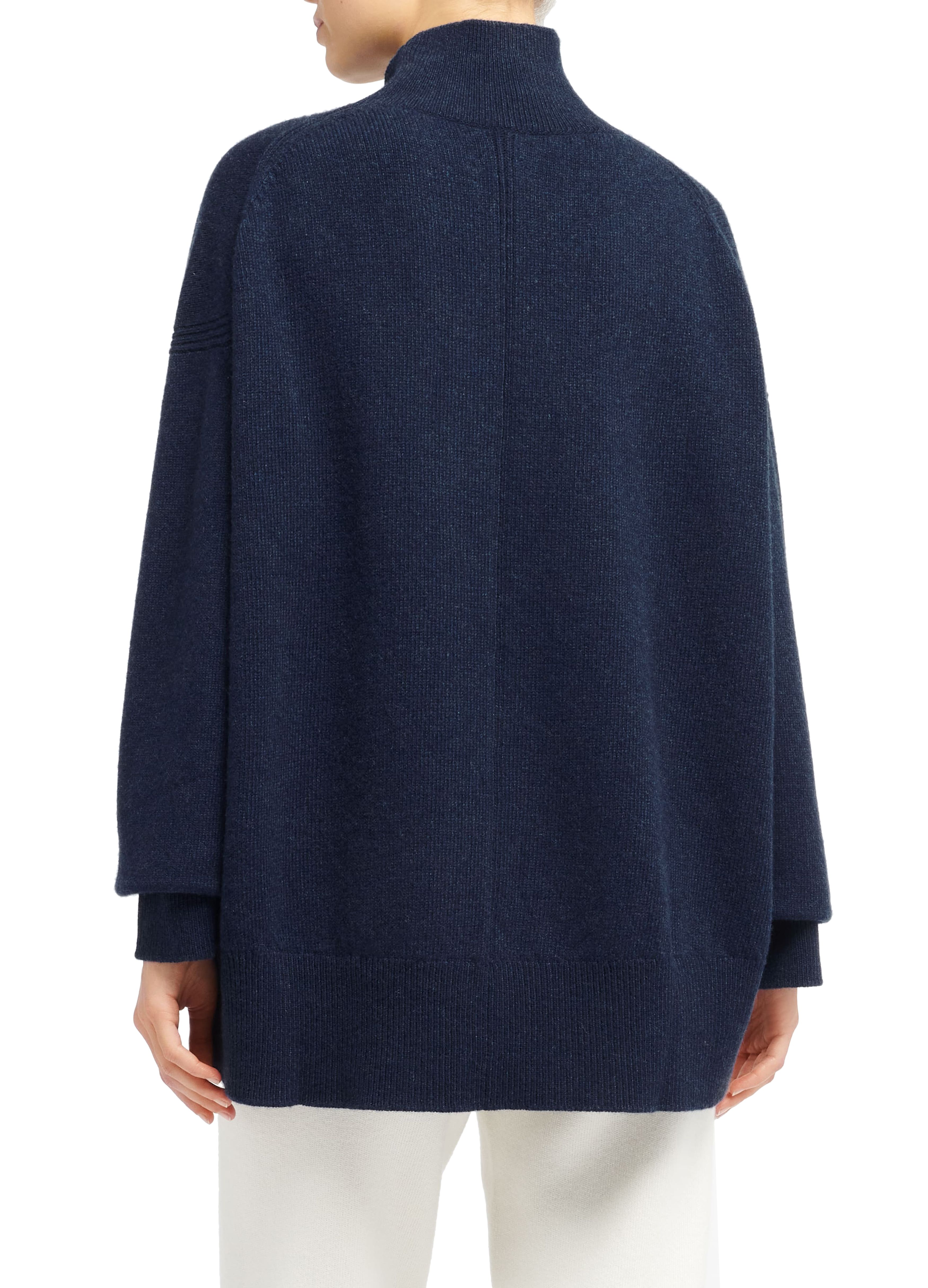 Barrie Iconic oversized roll-neck cashmere jumper