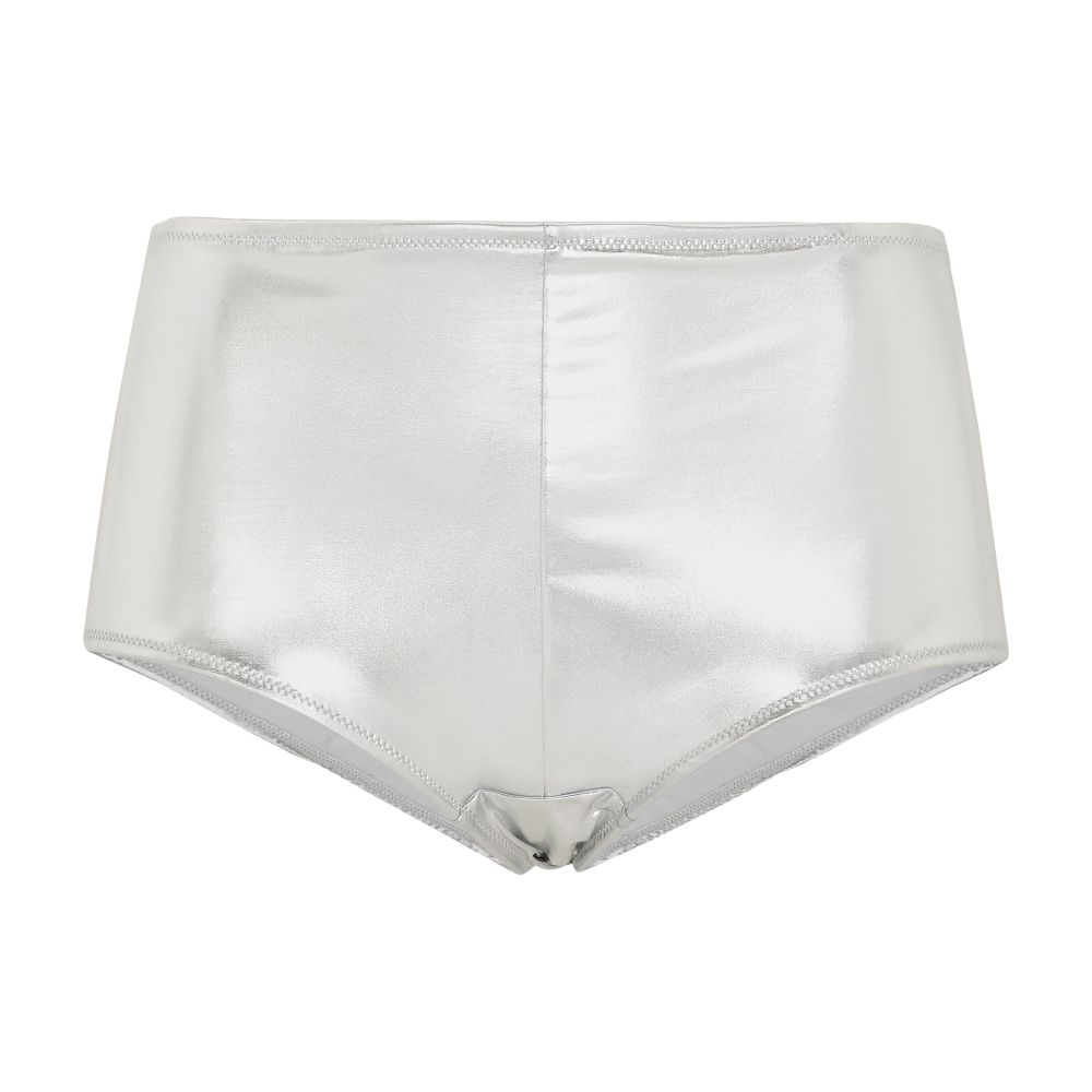 Dolce & Gabbana Foiled jersey low-rise panties