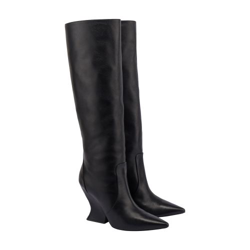 Alberta Ferretti Walking calf leather boots