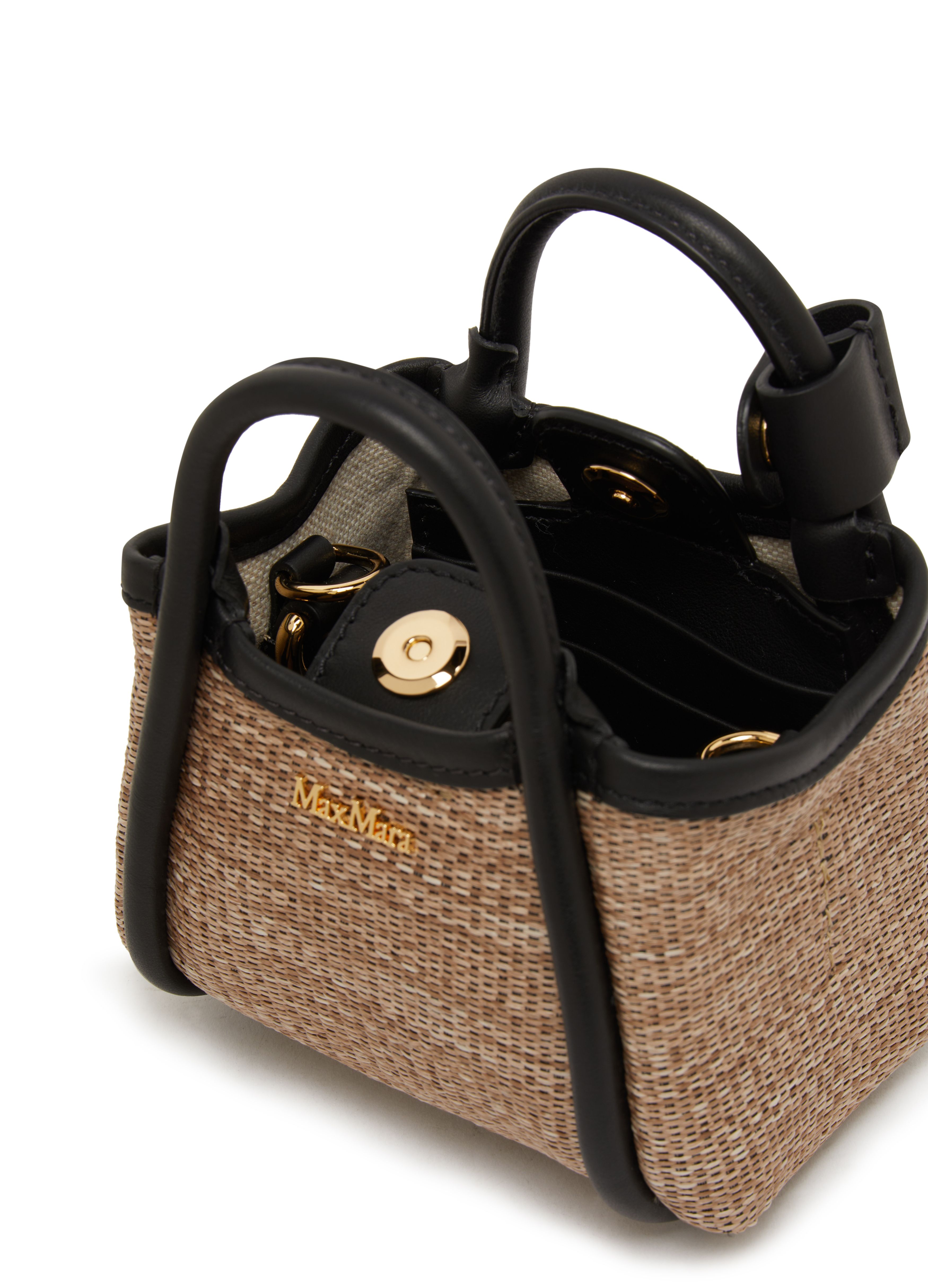 Max Mara Marine XXS straw bag