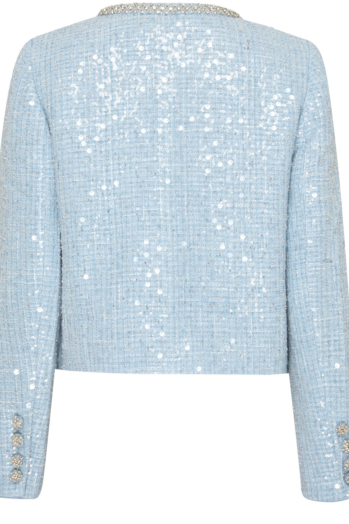  Sequin boucle jacket