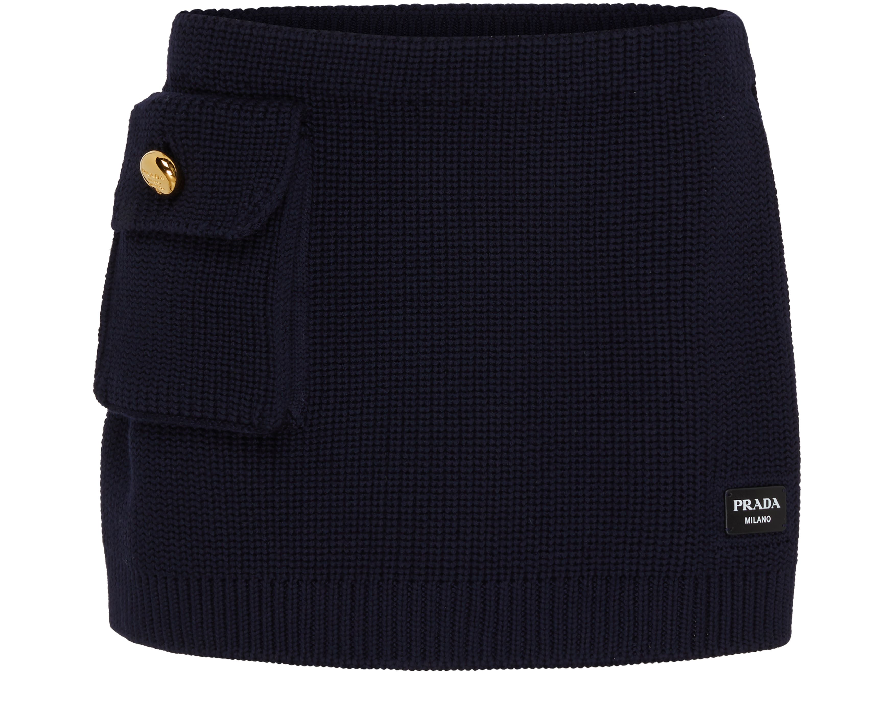 Prada Short woollen skirt