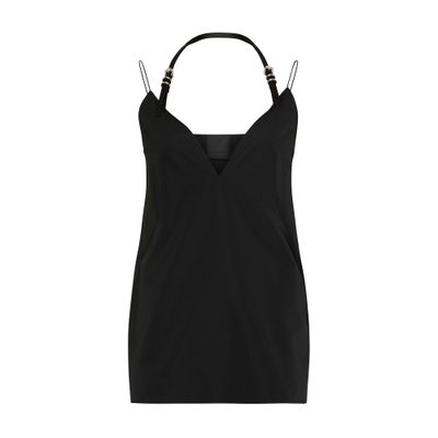 Givenchy Voyou top in cotton taffetas