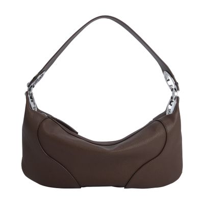 BY FAR Amira Small Grain Calf Leather Shoulder Bag