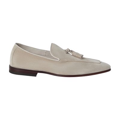 Brunello Cucinelli Unlined suede loafers with tassels