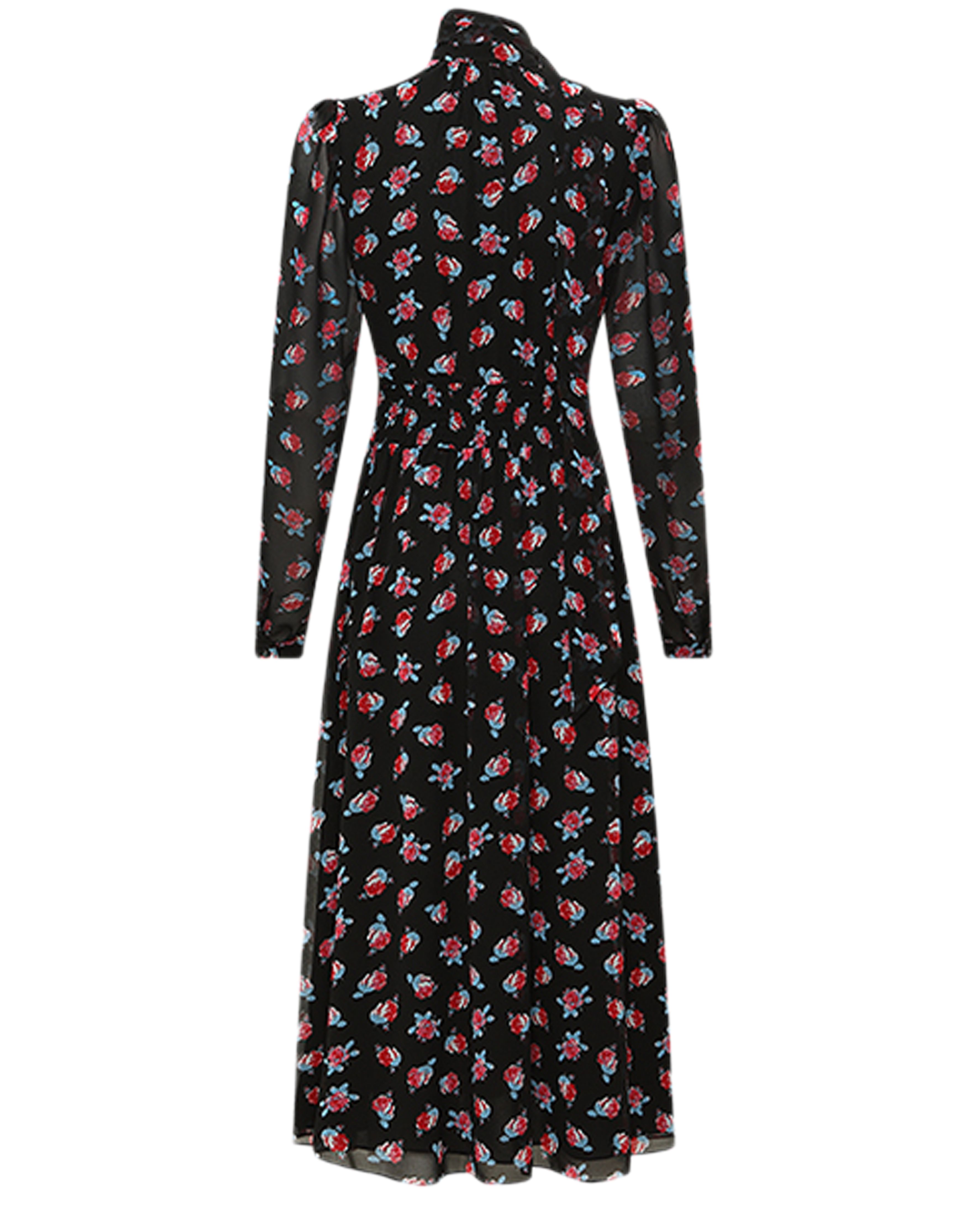 Diane Von Furstenberg Tied erica l/s midi dress