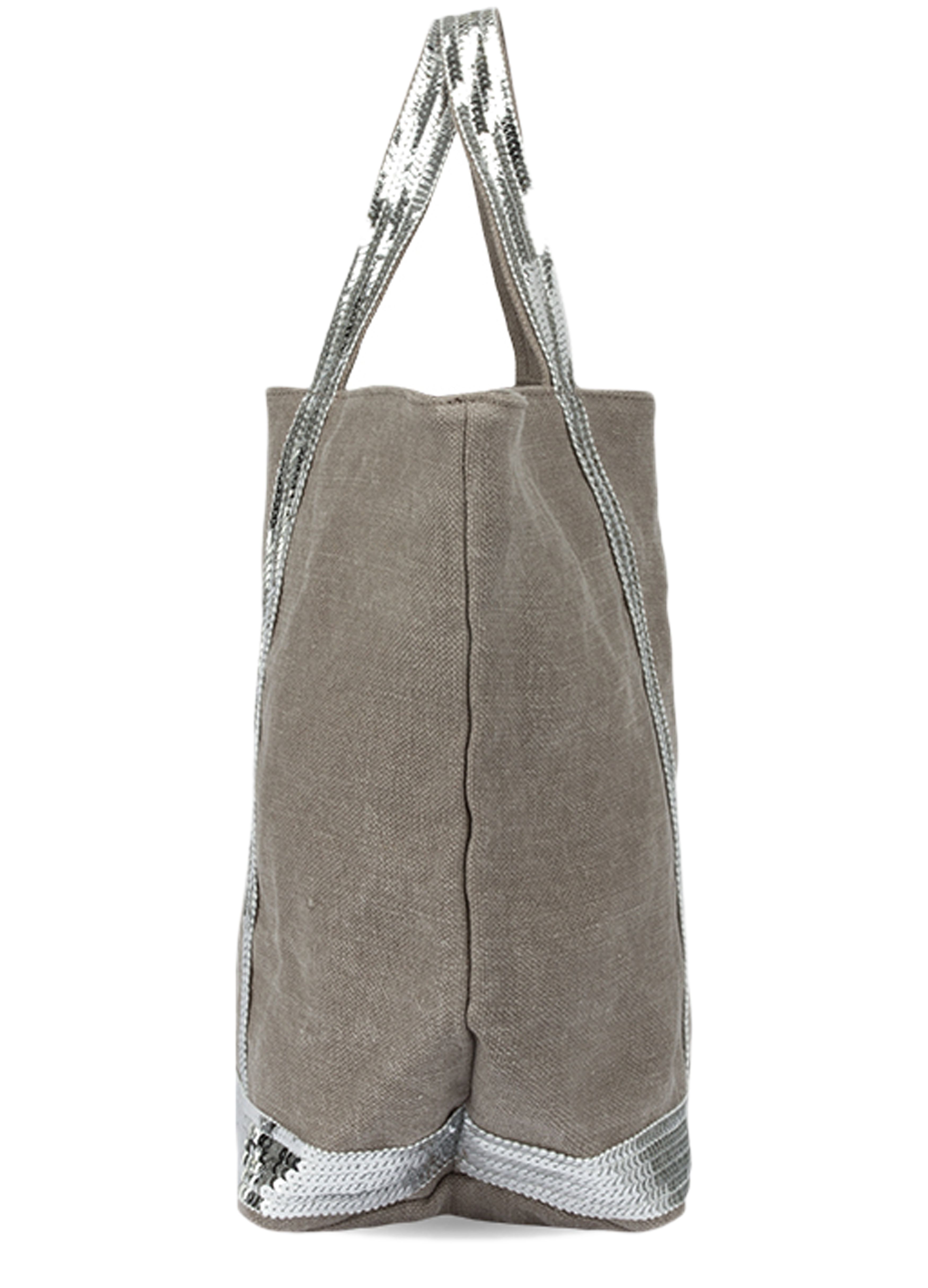  Linen M cabas tote