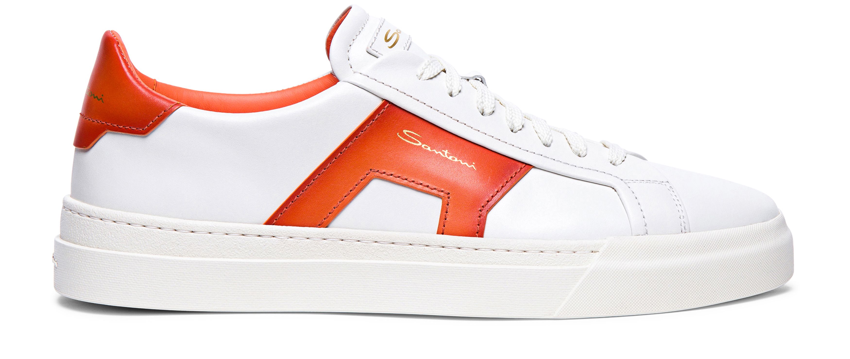 Santoni Leather sneaker