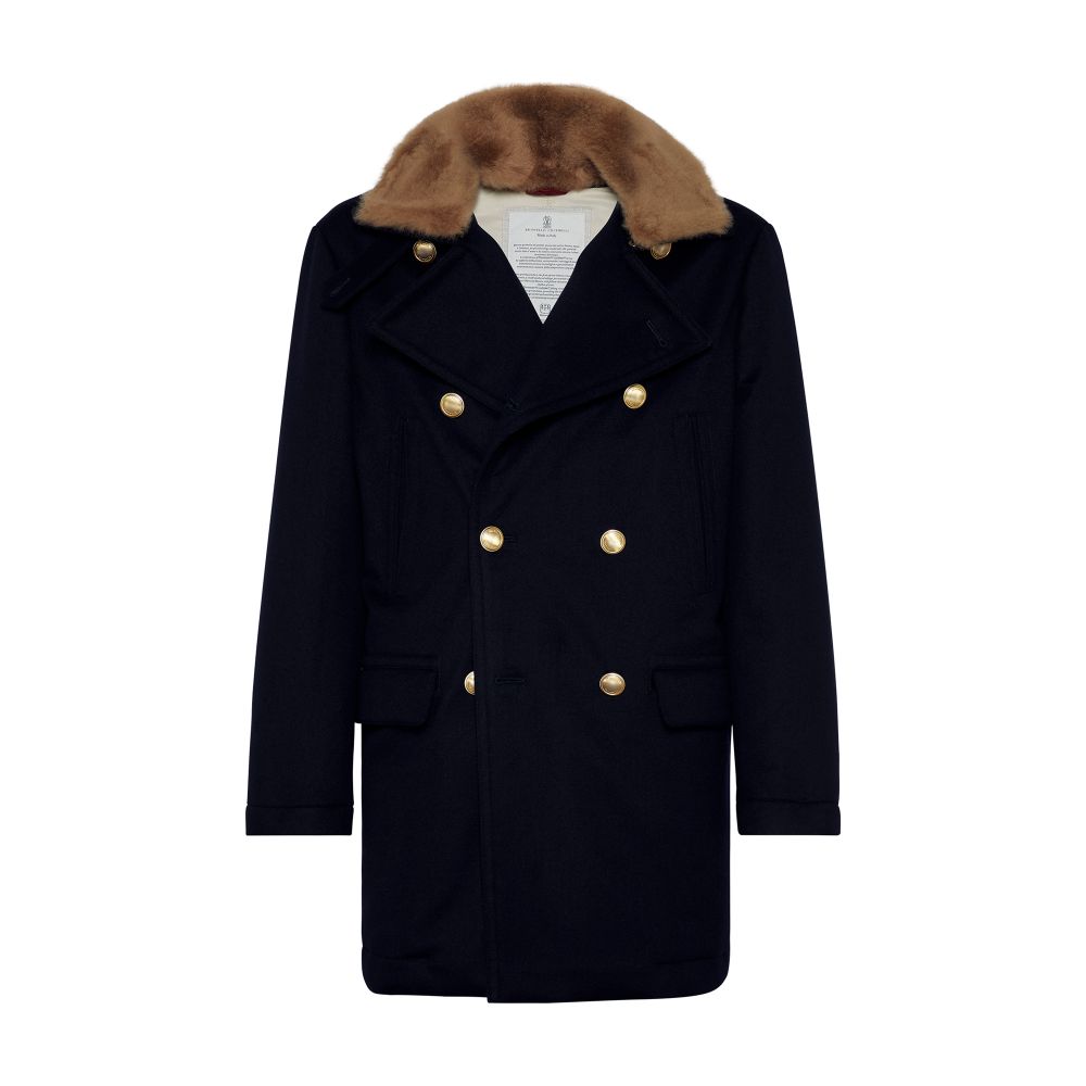 Brunello Cucinelli Beaver overcoat