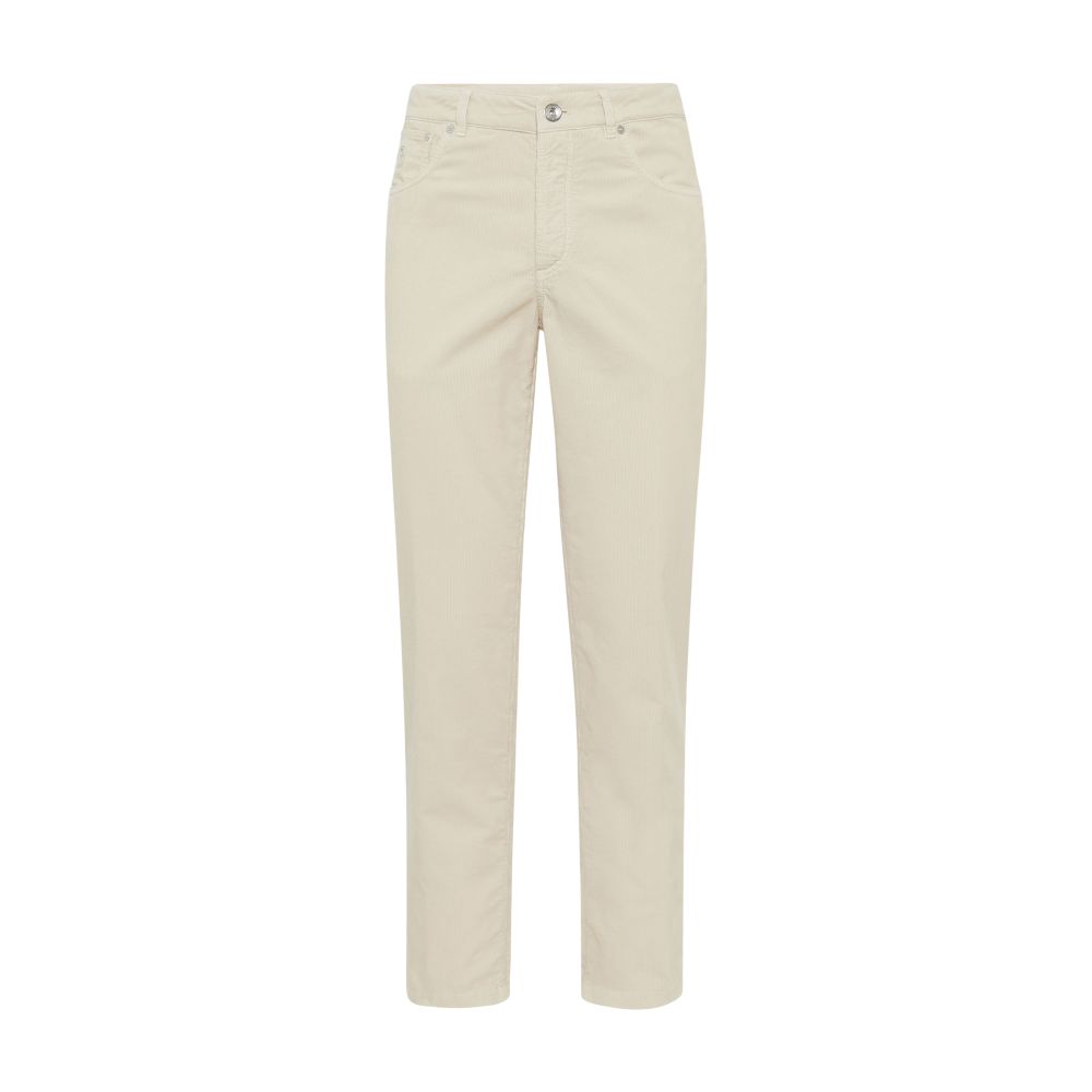 Brunello Cucinelli Italian fit five-pocket trousers