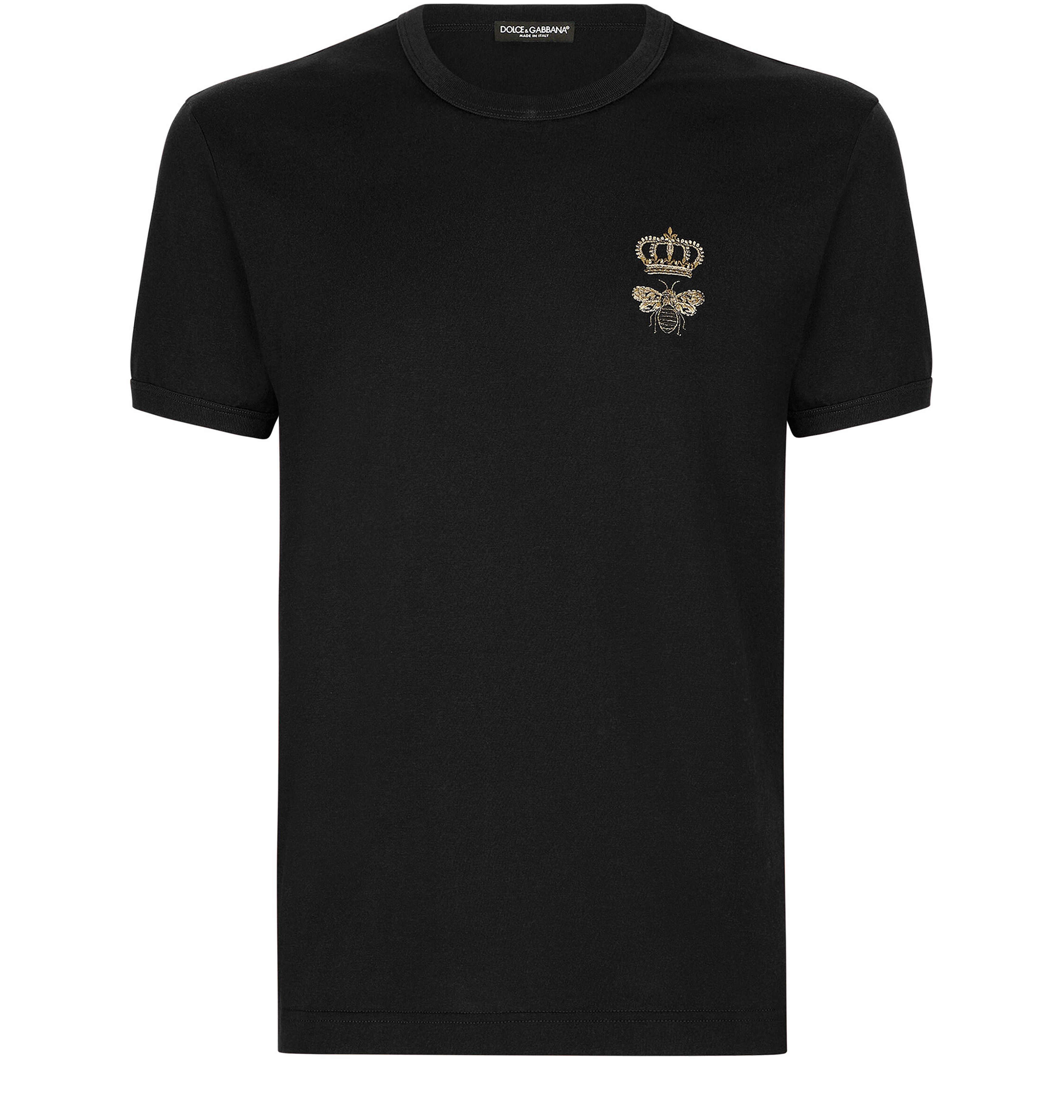 Dolce & Gabbana Cotton T-shirt with embroidery