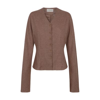 Cortana Lanna virgin wool and cashmere jacket