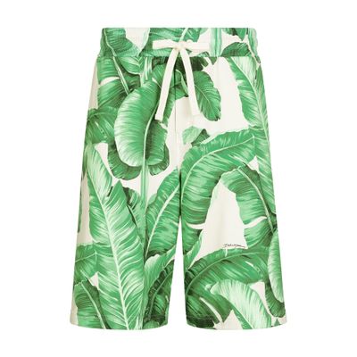 Dolce & Gabbana Banana-tree-print jogging shorts