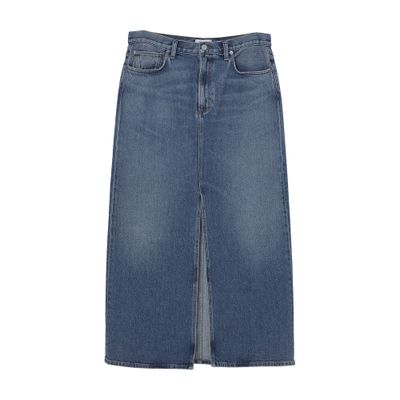 AGOLDE Leif denim skirt