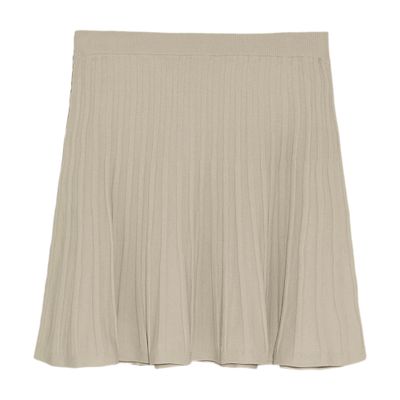 Yves Salomon Short pleated skirt