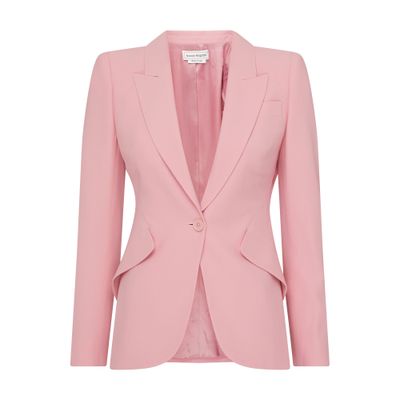 Alexander McQueen Single button blazer