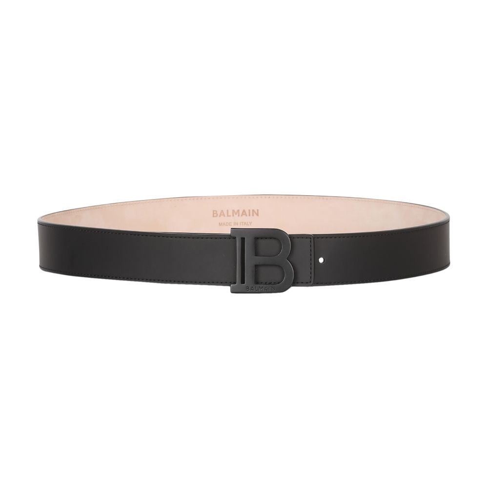 Balmain Smooth leather B-Belt belt