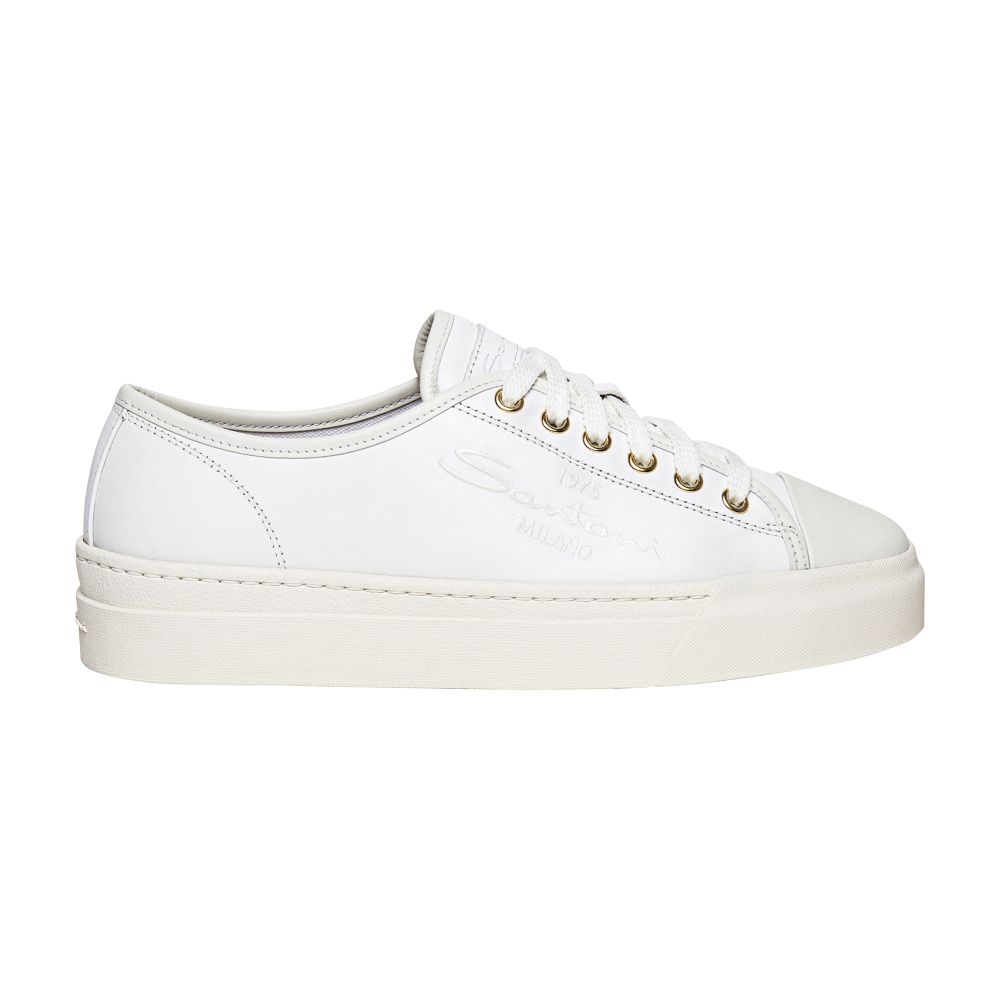 Santoni Leather sneakers