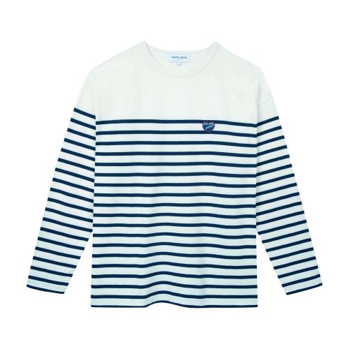 MAISON LABICHE Patch Coeur ML Montpar Breton shirt