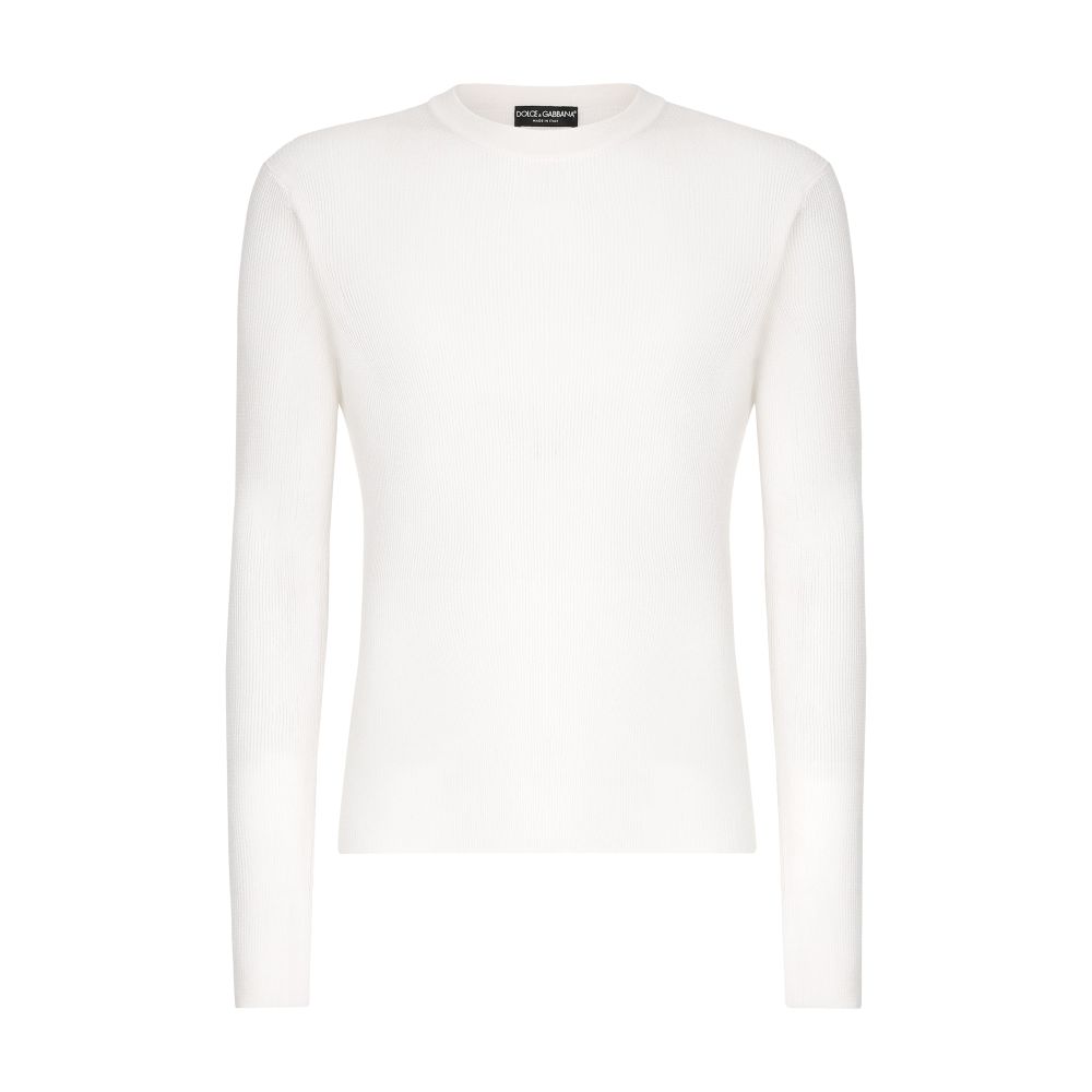 Dolce & Gabbana Silk round-neck sweater