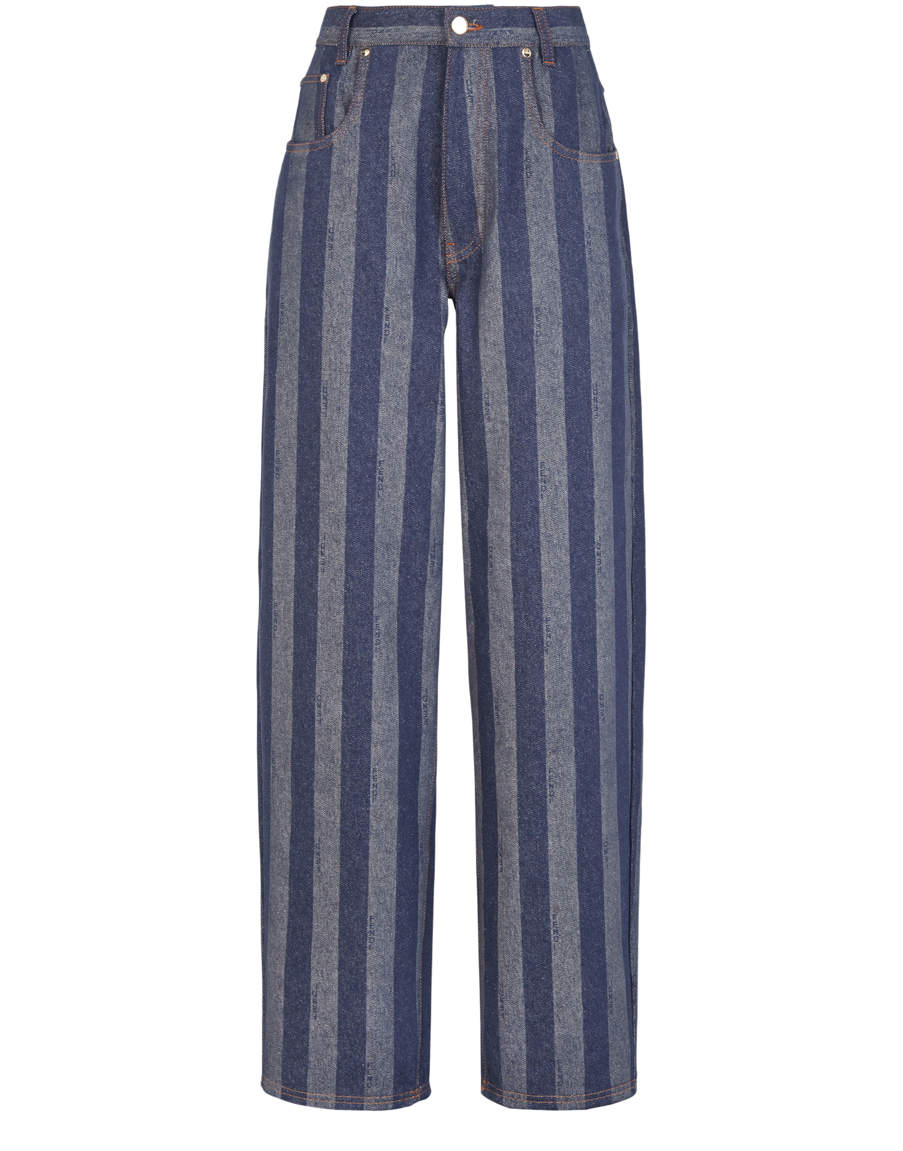 FENDI High-waisted five-pocket trousers