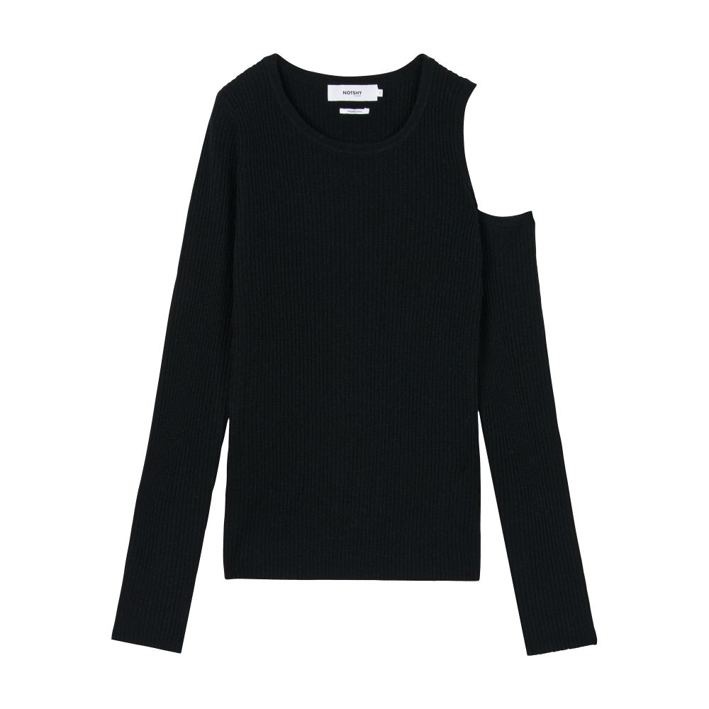  Cecy openwork wool and cashmere sweater