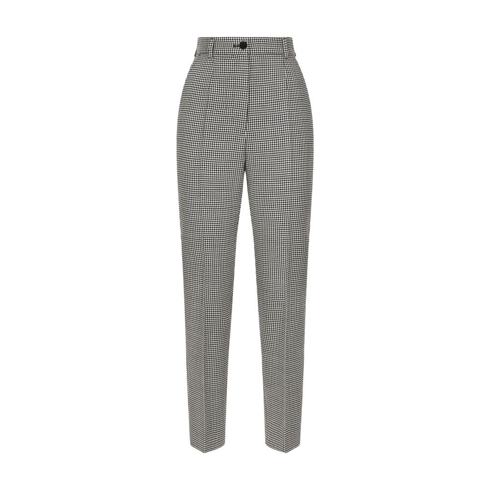 Dolce & Gabbana Tailored wool houndstooth pants