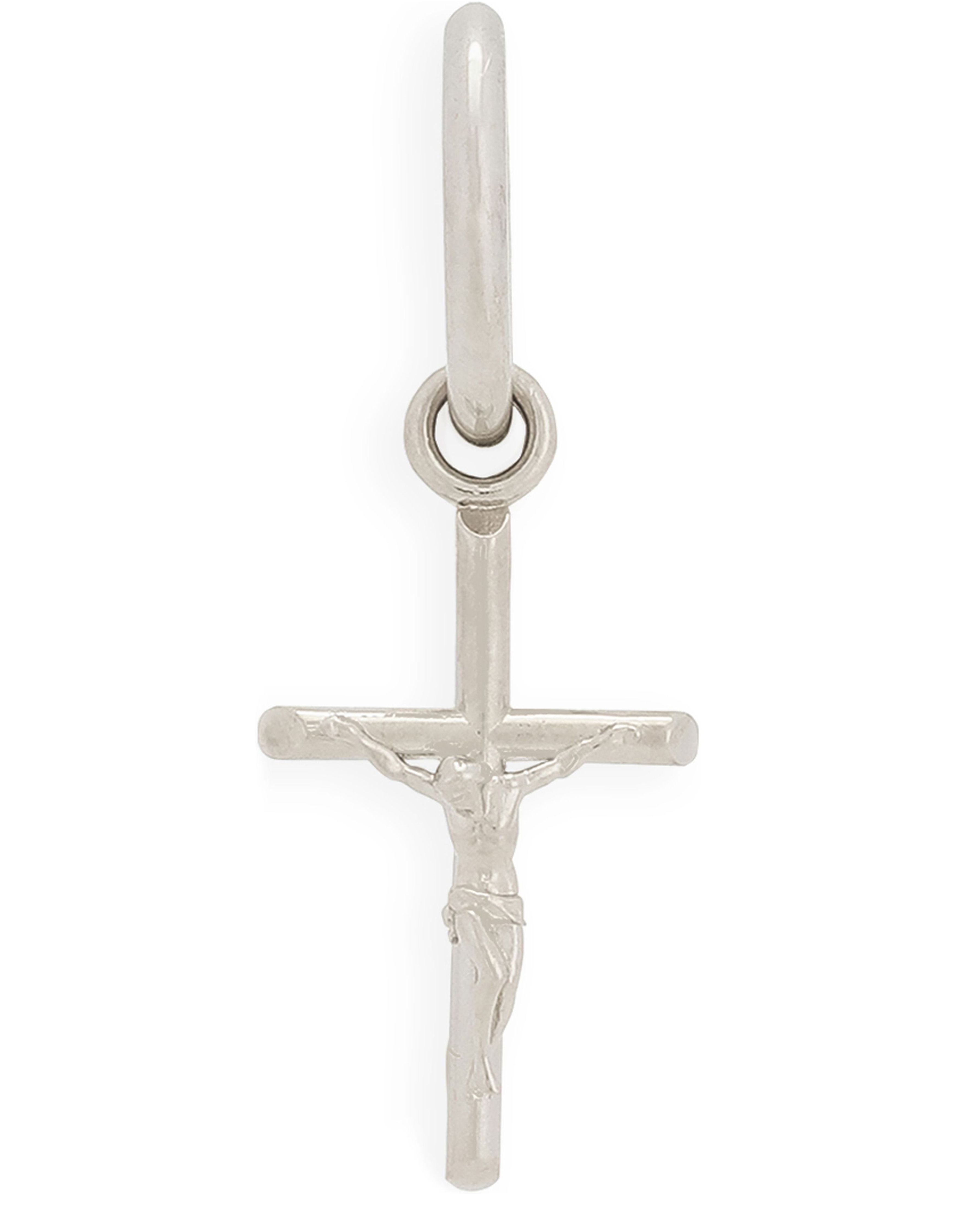 Dolce & Gabbana Single Earring With Cross Pendant