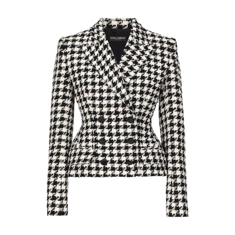 Dolce & Gabbana Macro-houndstooth Dolce jacket