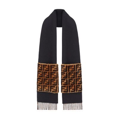 FENDI Touch Of Fur Scarf