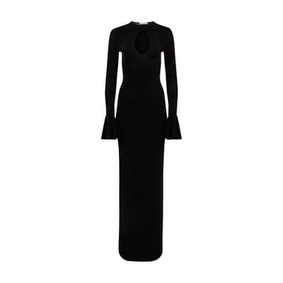 Nina Ricci Fluid jersey long dress