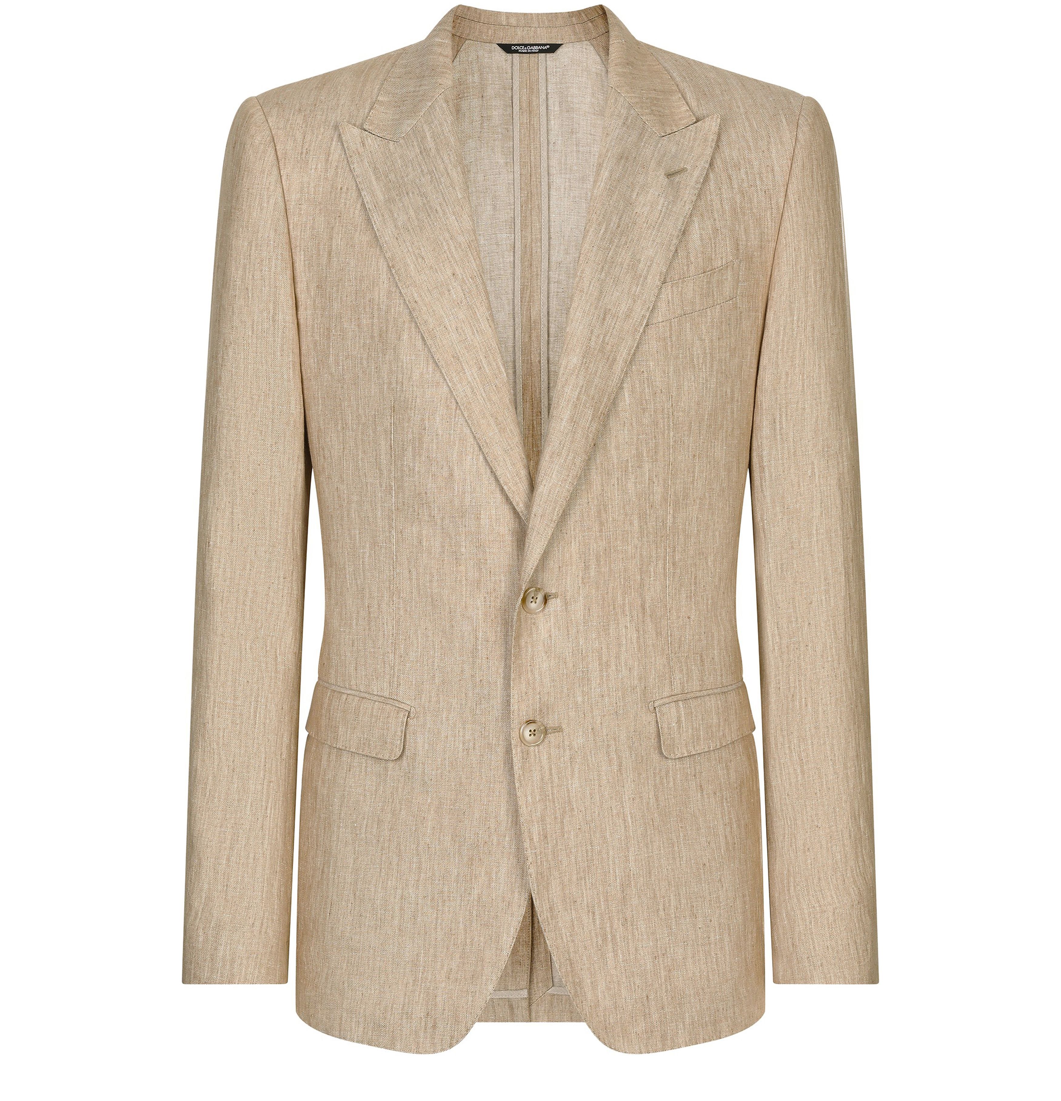 Dolce & Gabbana Single-breasted linen Taormina jacket