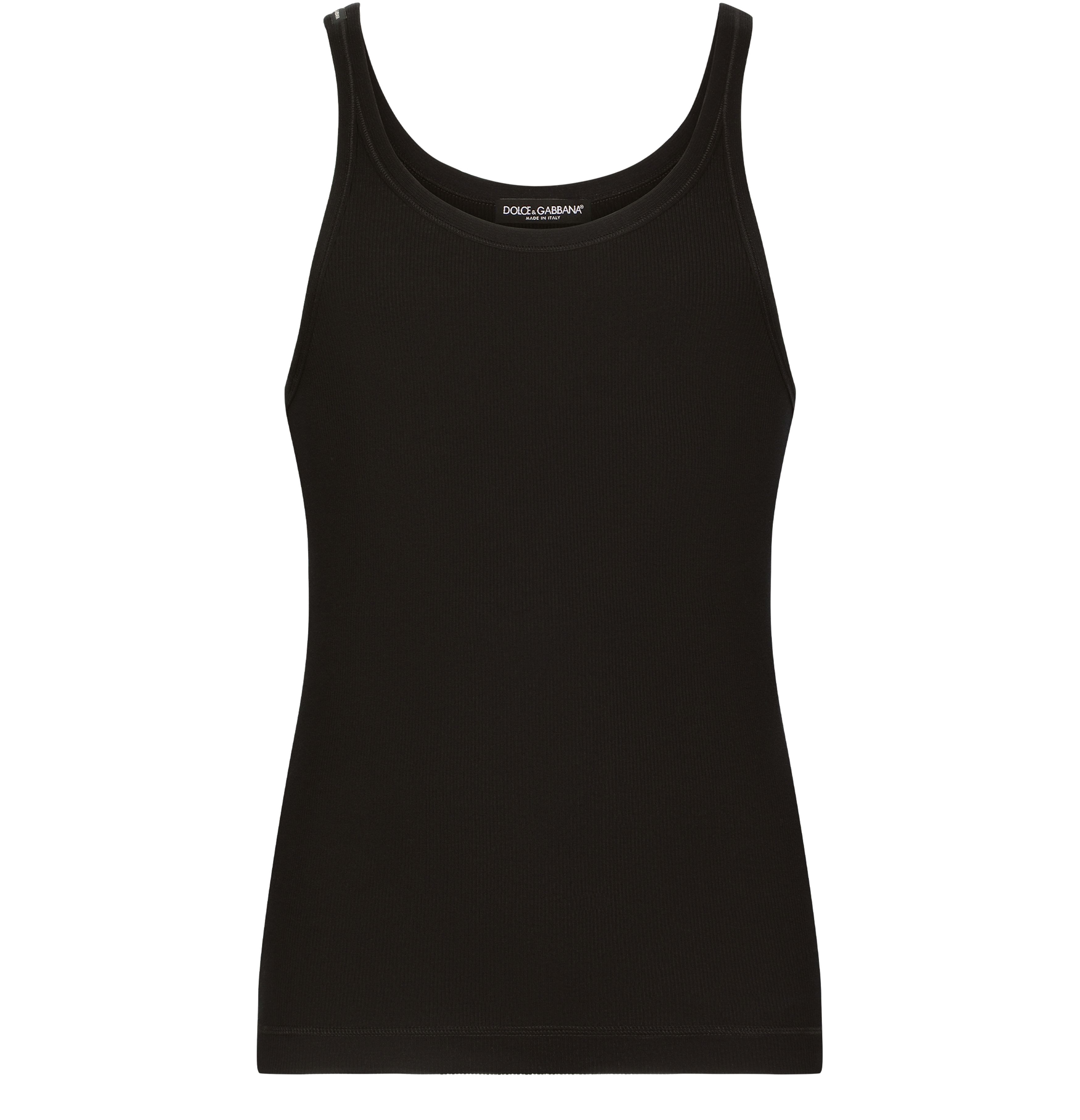 Dolce & Gabbana Slim-fit fine-rib singlet