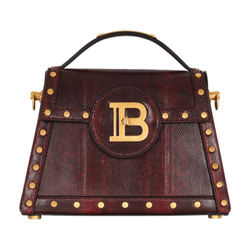 Balmain B-Buzz Dynasty Leather Bag Karung