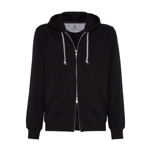 Brunello Cucinelli Zippered hooded sweatshirt