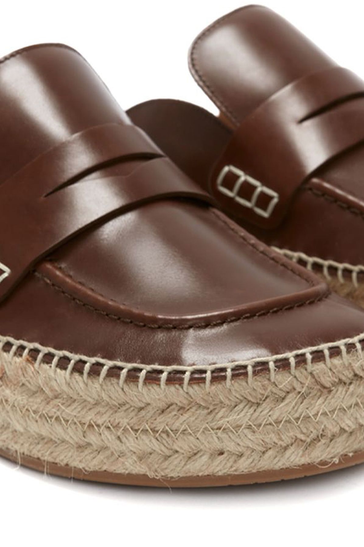  Leather espadrilles