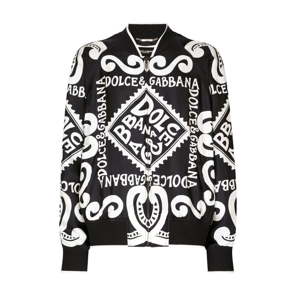 Dolce & Gabbana Silk bomber jacket