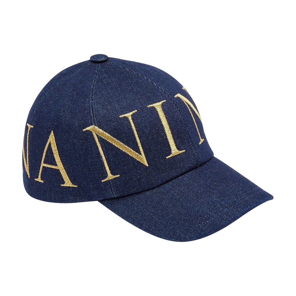 Nina Ricci Cotton denim baseball cap