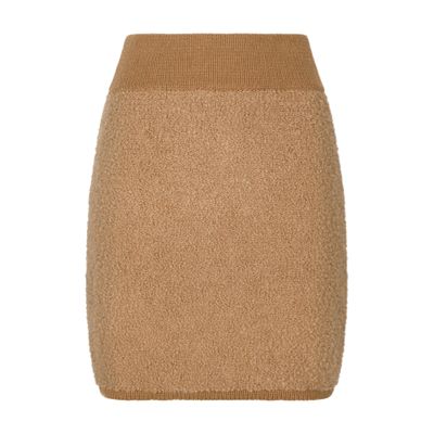 Dolce & Gabbana Short cashmere and alpaca skirt