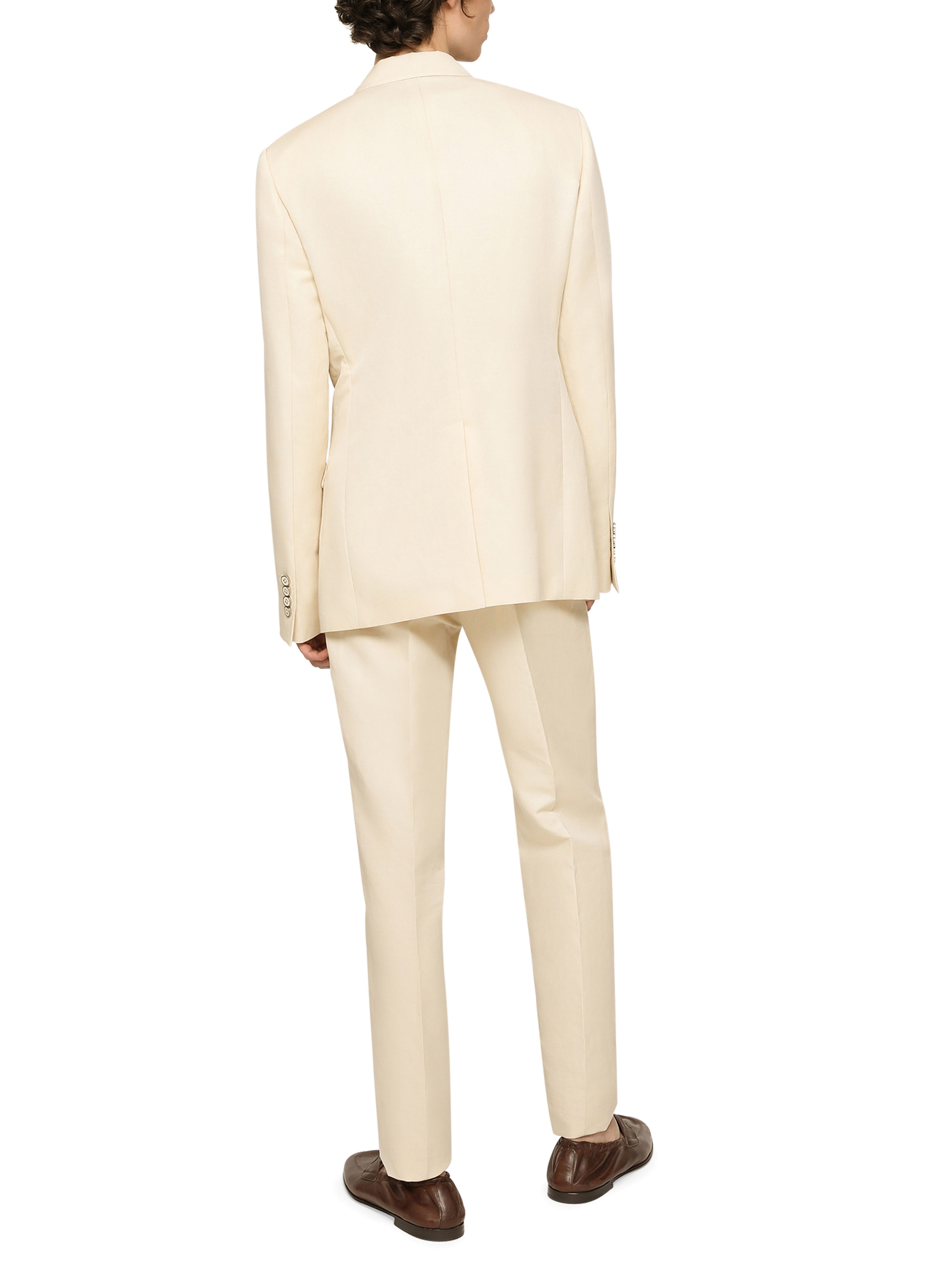 Dolce & Gabbana Linen, Cotton and Silk Pants