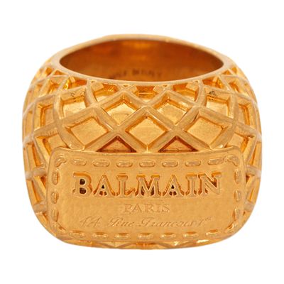 Balmain Balmain Signature Mesh Ring