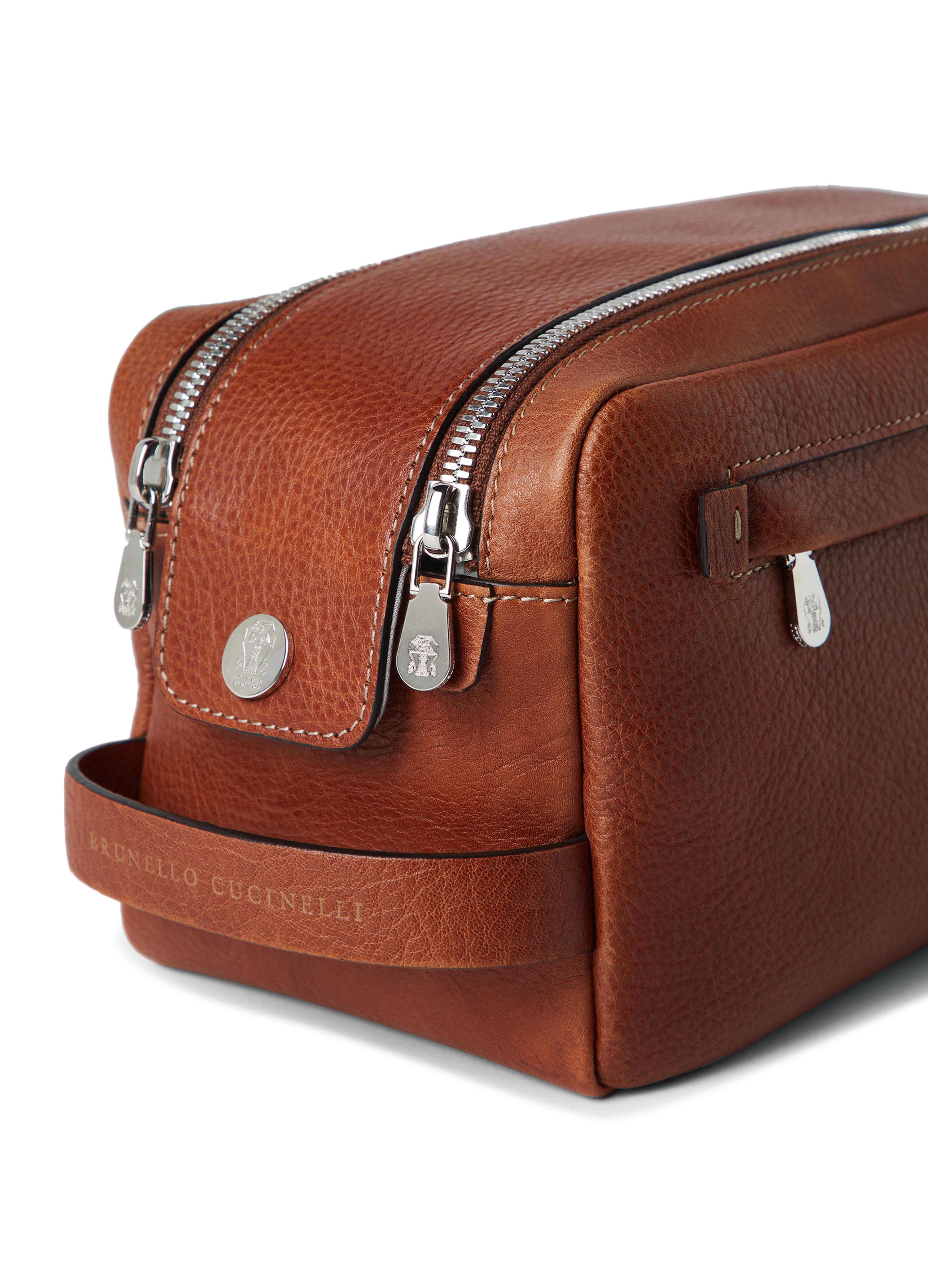 Brunello Cucinelli Calfskin beauty case