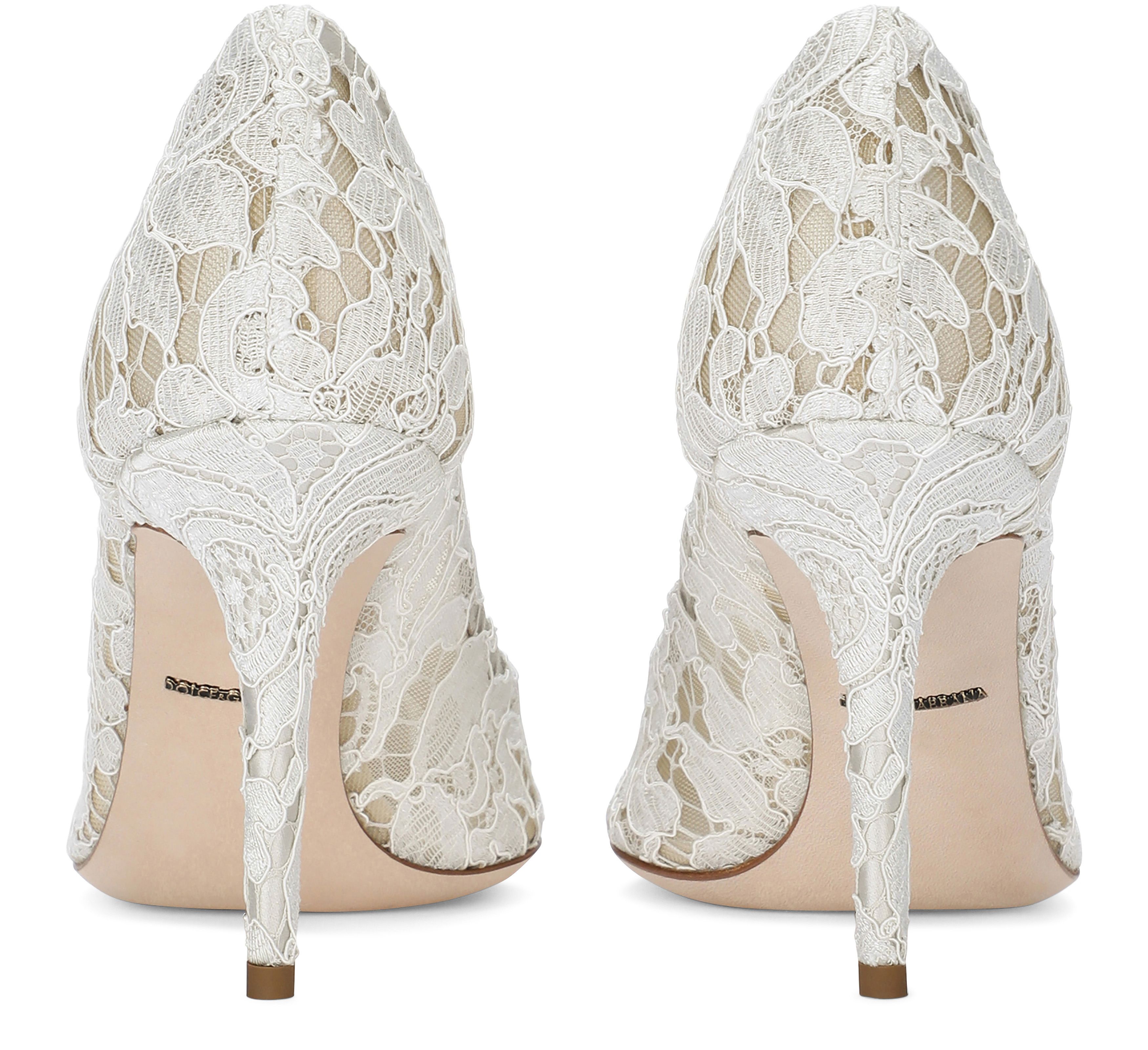 Dolce & Gabbana Taormina lace with crystals pumps